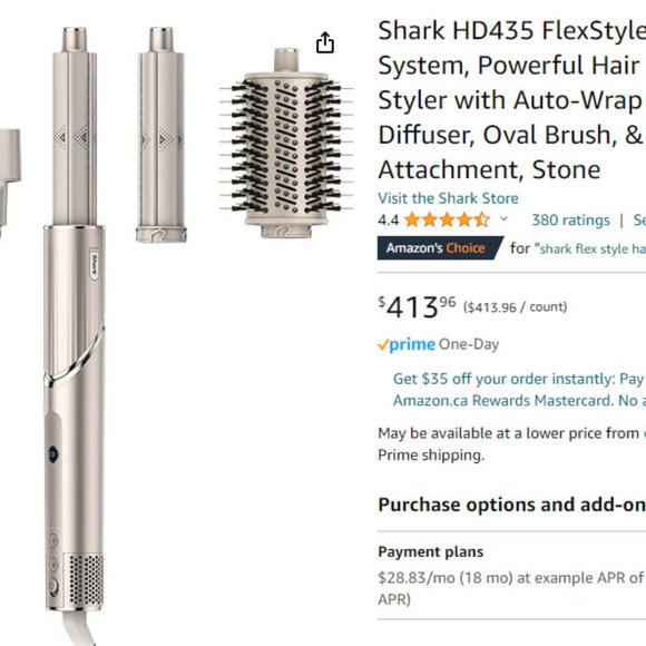 SOLD - Shark FlexStyle Air Drying & Styling System - New (Open Box) - Picture 8 of 8